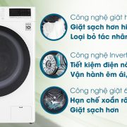 Máy giặt LG FV1408S4W – 8.5 kg, Inverter Máy giặt LG FV1408S4W – 8.5 kg, Inverter